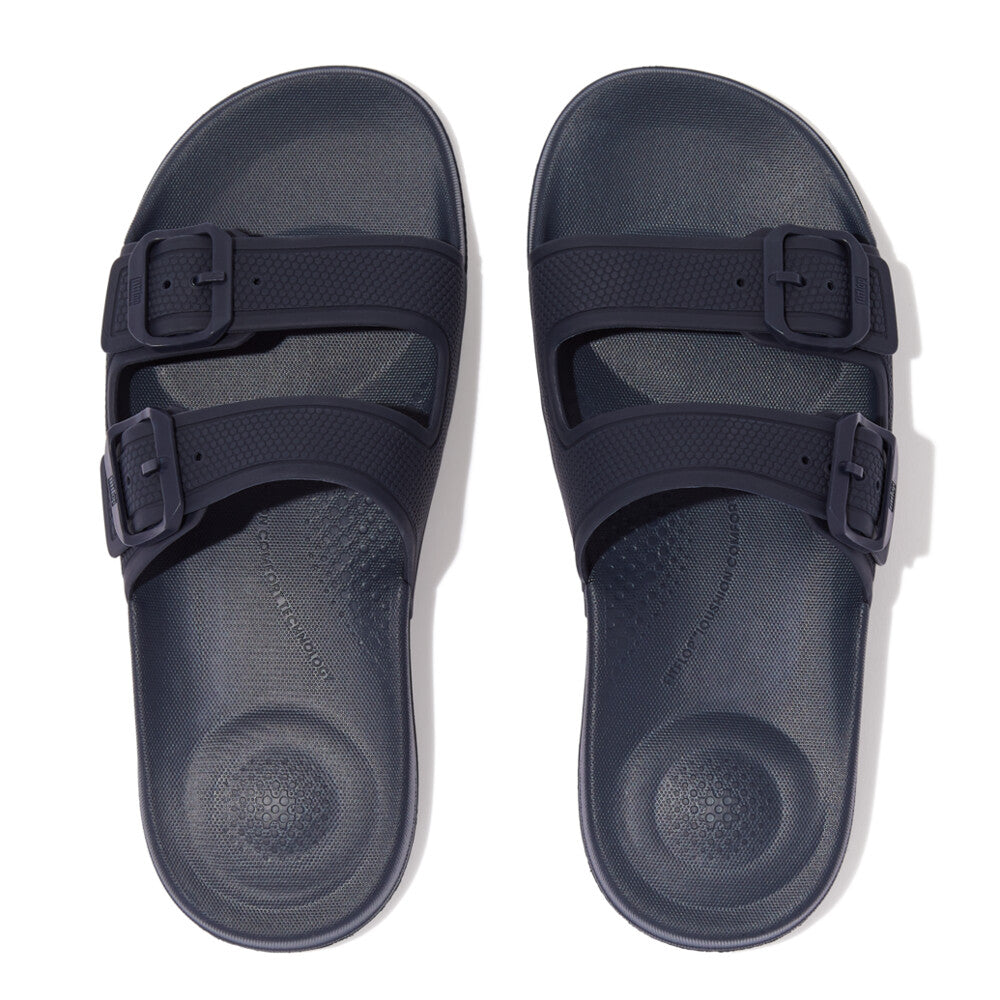 FitFlop FitFlop IQUSHION Two-Bar Buckle Slides    