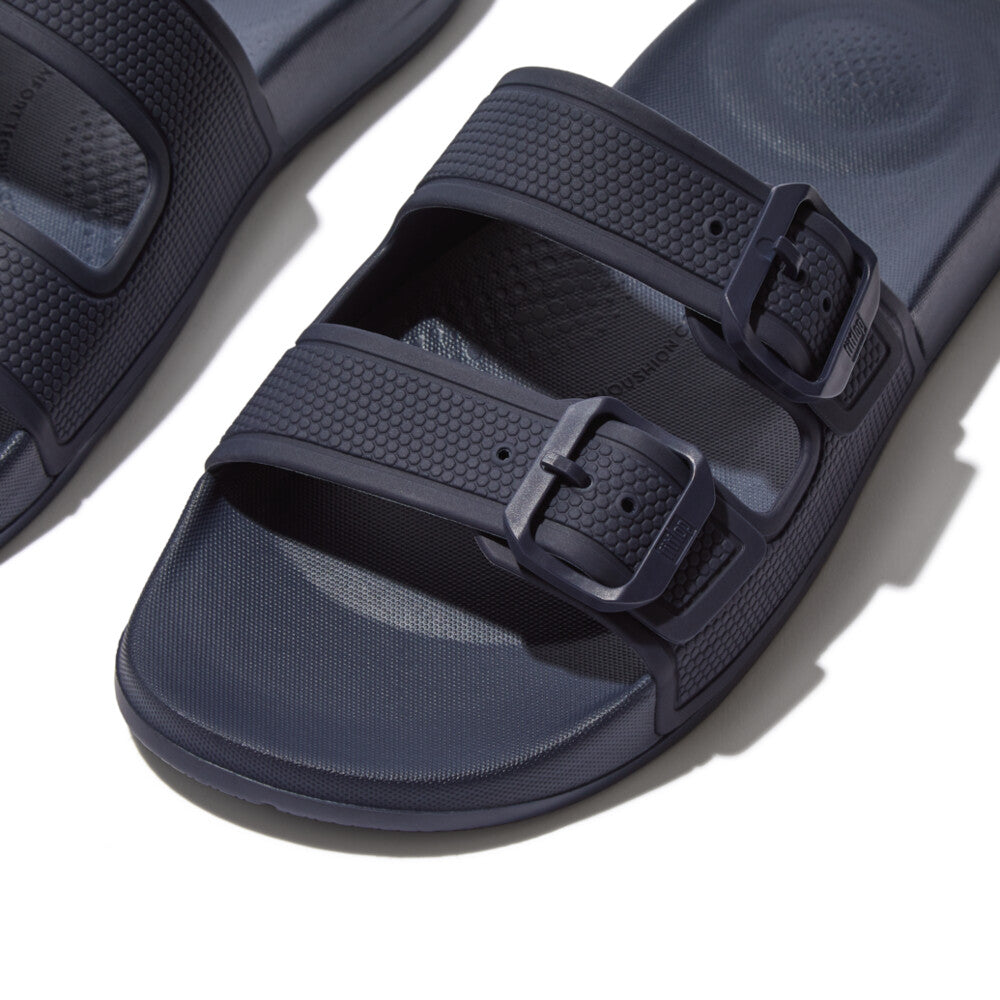 FitFlop FitFlop IQUSHION Two-Bar Buckle Slides    