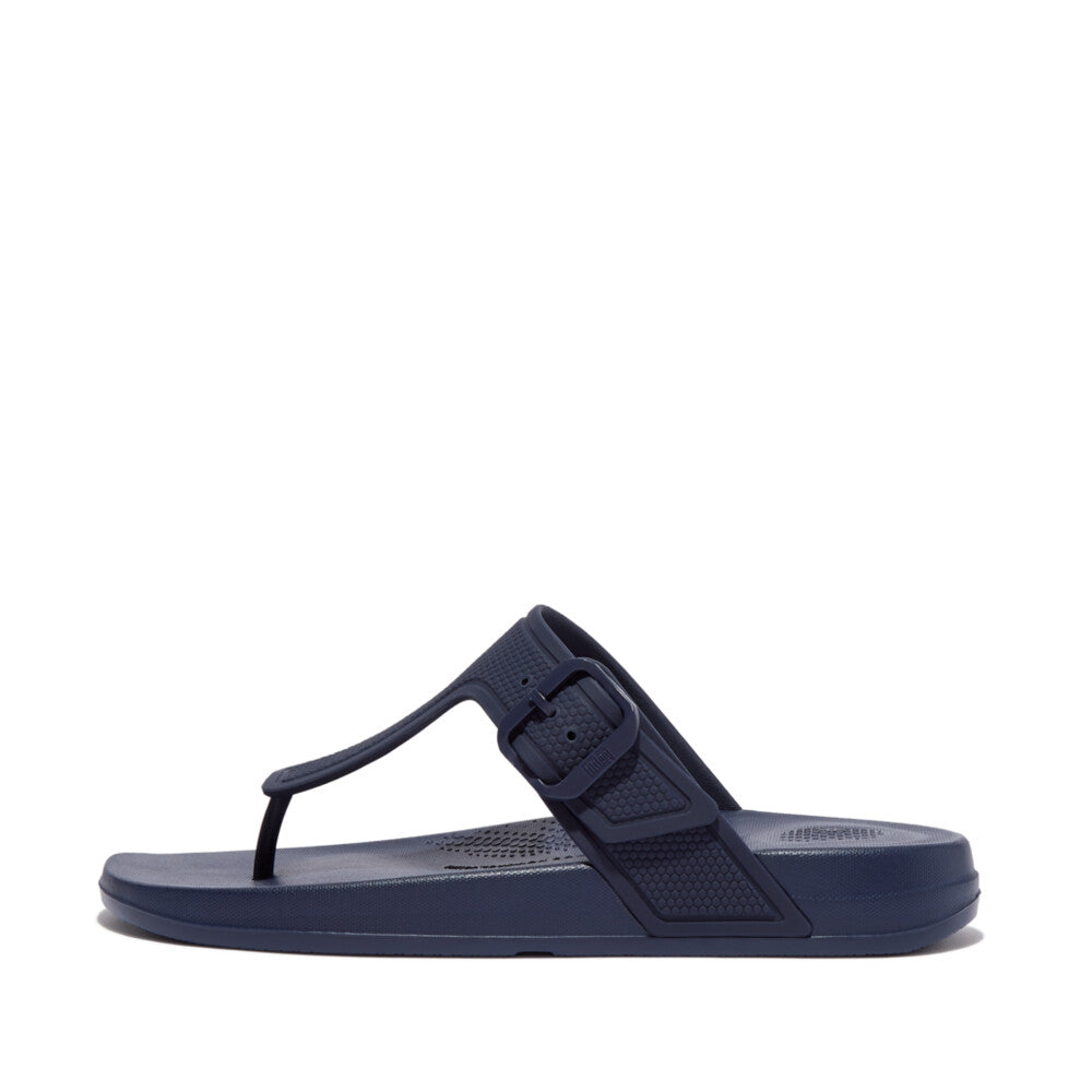 FitFlop FitFlop IQUSHION Adjustable Buckle Flip-Flops  Midnight Navy 3 