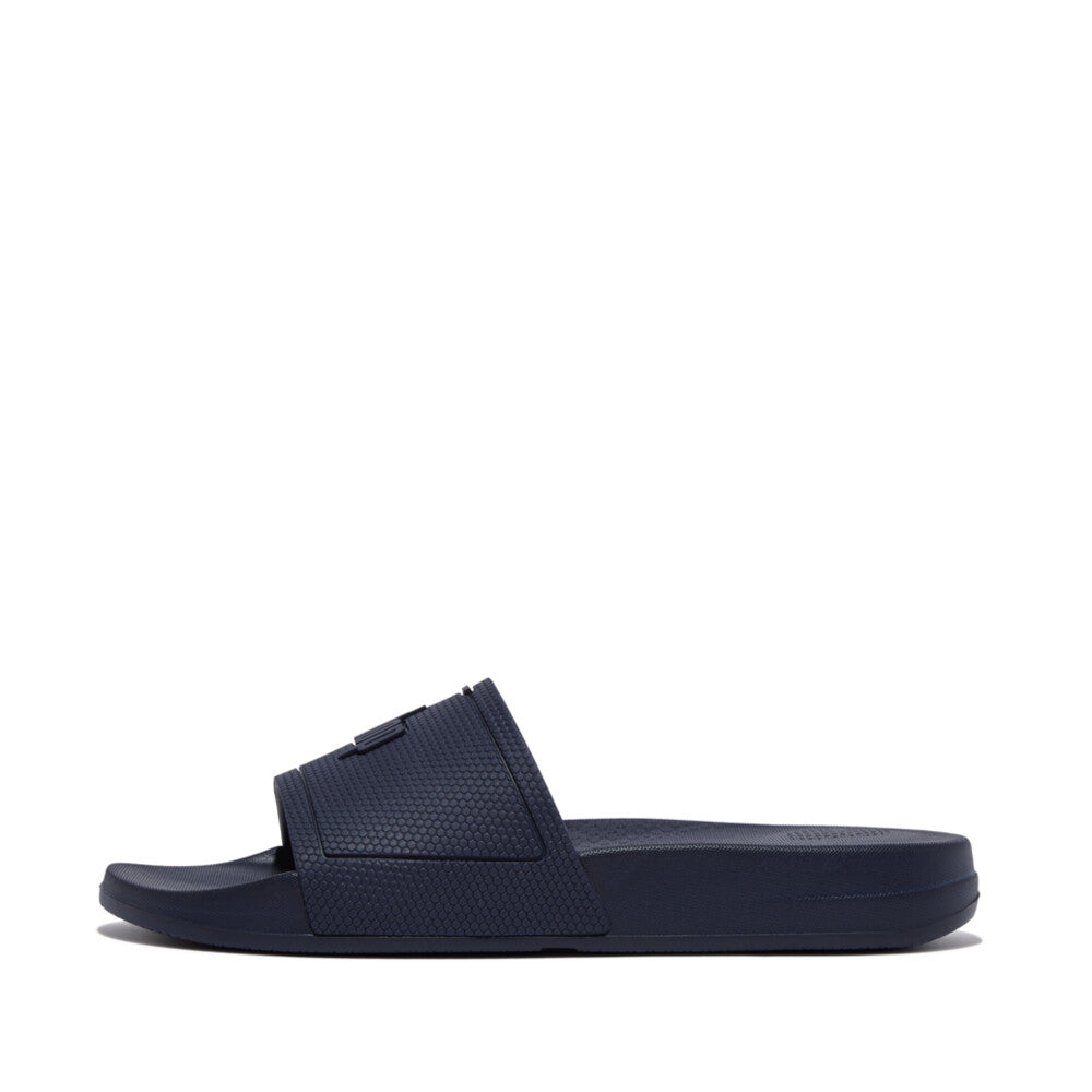 FitFlop FitFlop IQUSHION Mens Pool Slides  Midnight Navy 7 