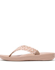 FitFlop FitFlop IQUSHION Art-Webbing Toe-Post Sandals  Beige Mix 4 