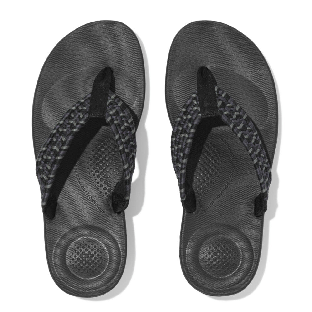 FitFlop FitFlop IQUSHION Art-Webbing Toe-Post Sandals    