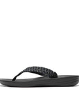 FitFlop FitFlop IQUSHION Art-Webbing Toe-Post Sandals  Black Mix 5 