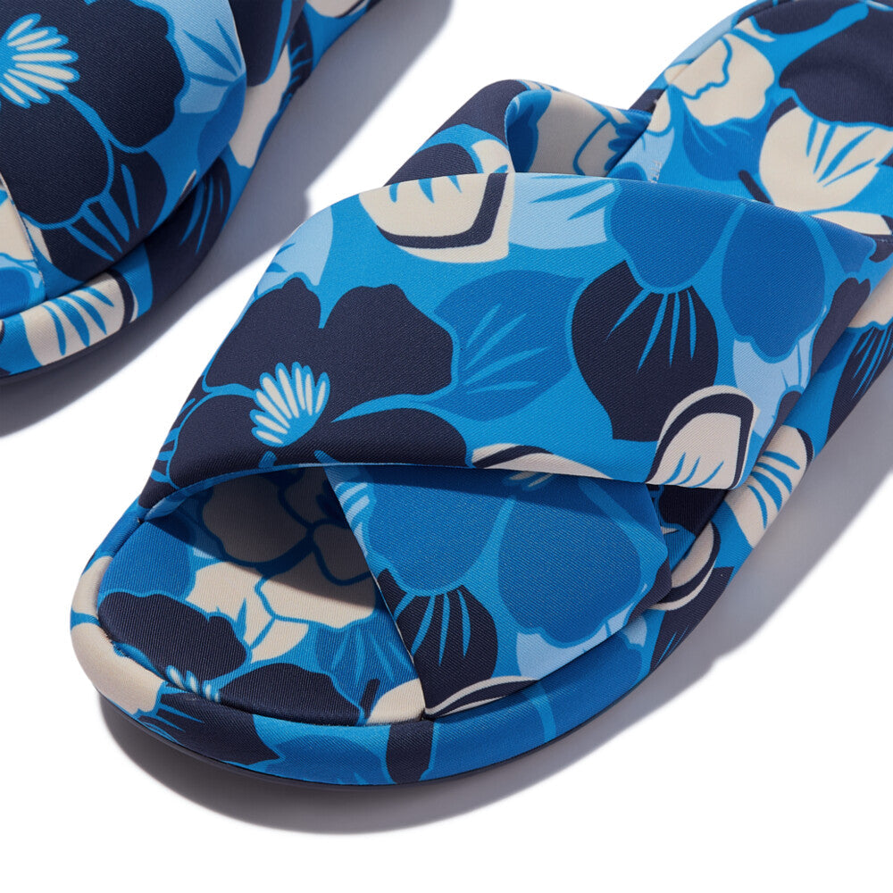 D-Luxe Padded Flowerz Cross Slides IQUSHION iQushion
