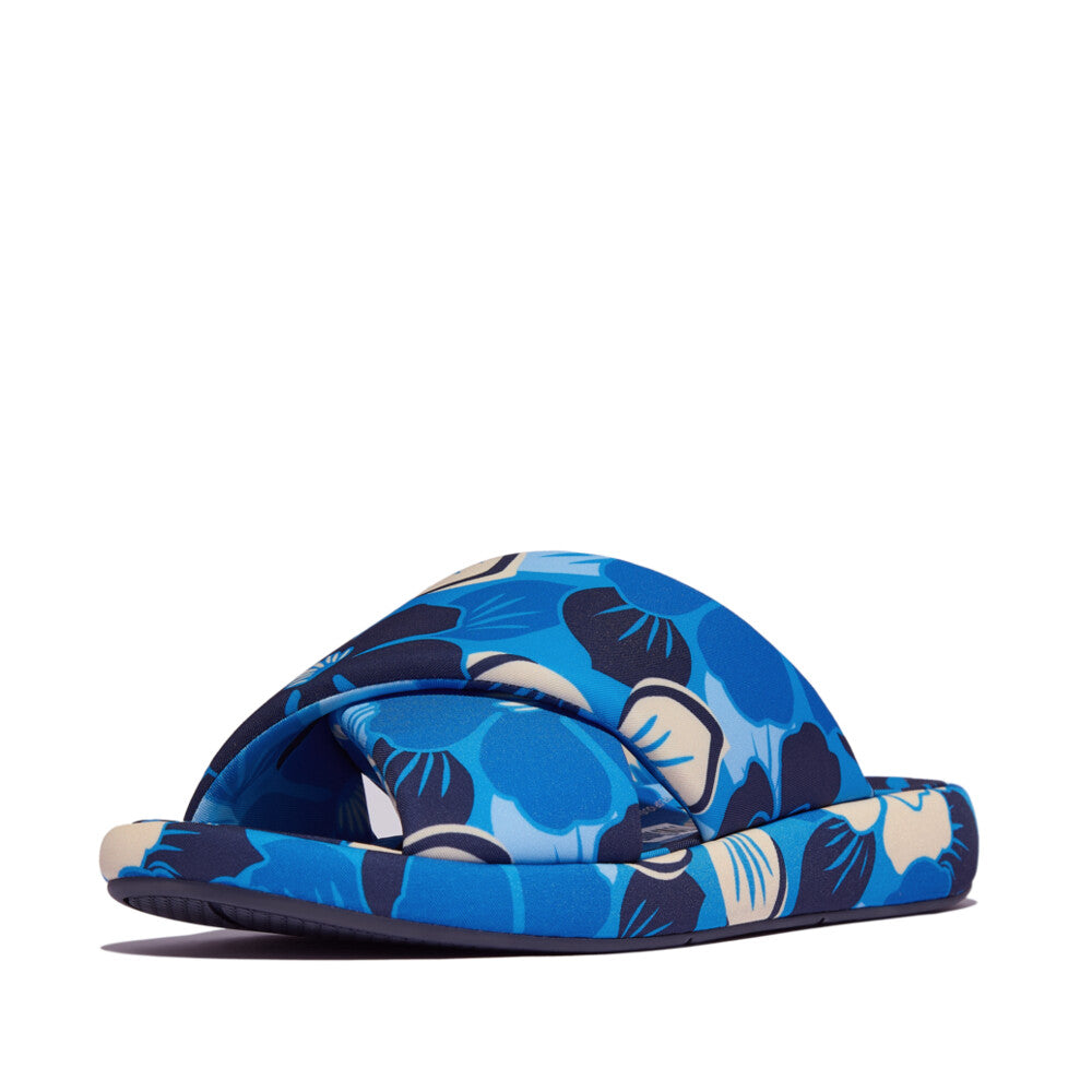D-Luxe Padded Flowerz Cross Slides IQUSHION iQushion
