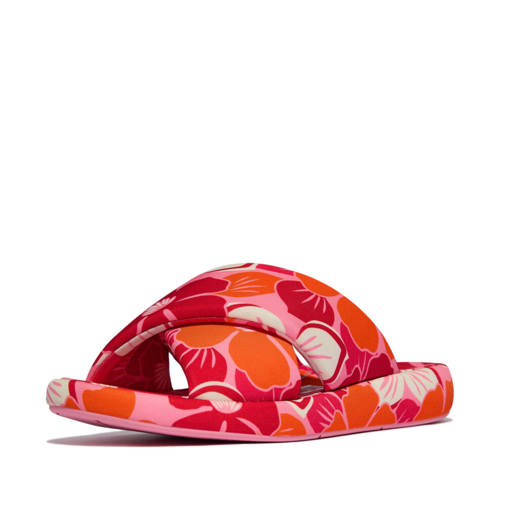 D-Luxe Padded Flowerz Cross Slides IQUSHION iQushion