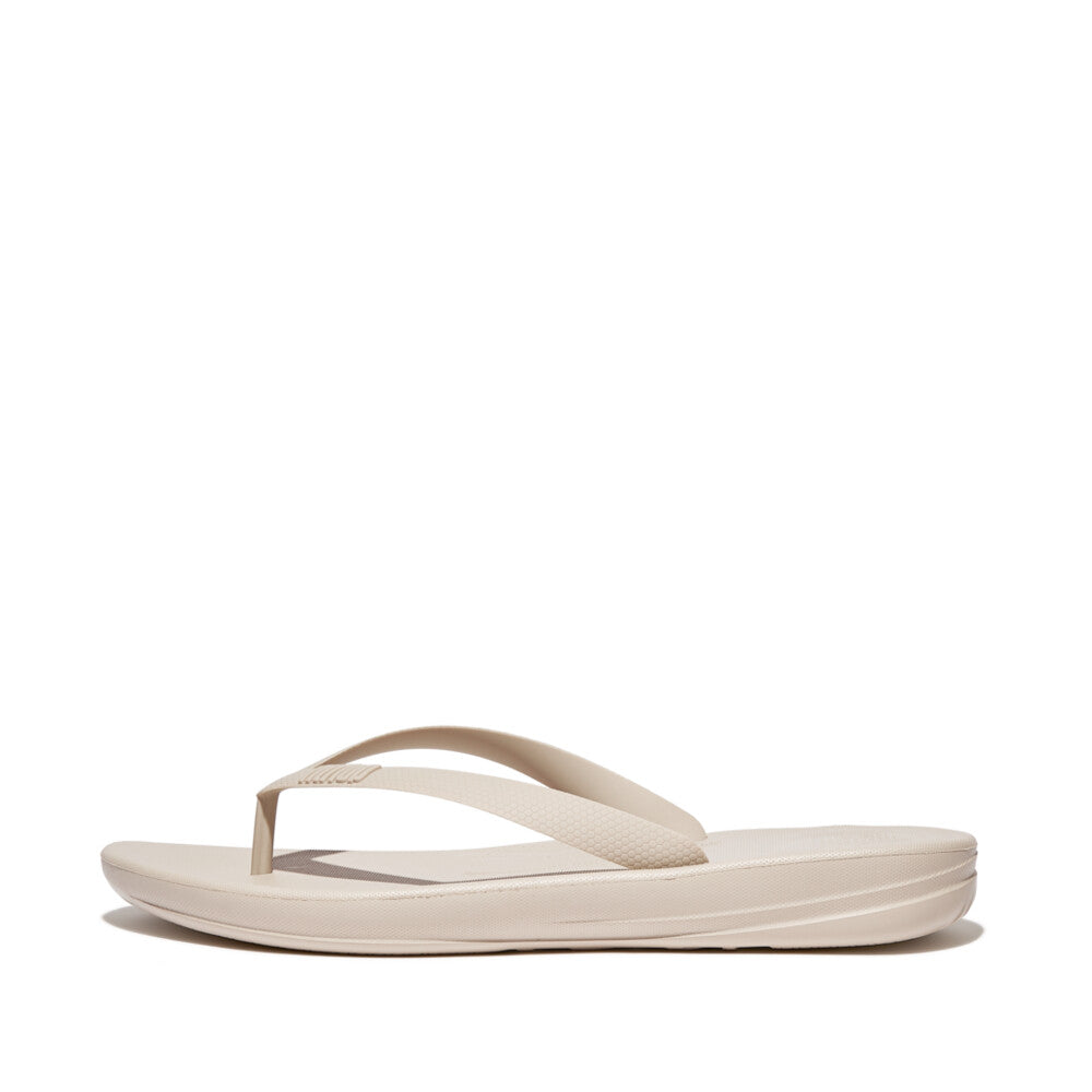 Mens Ergonomic Flip-Flops IQUSHION iQushion Beige 7