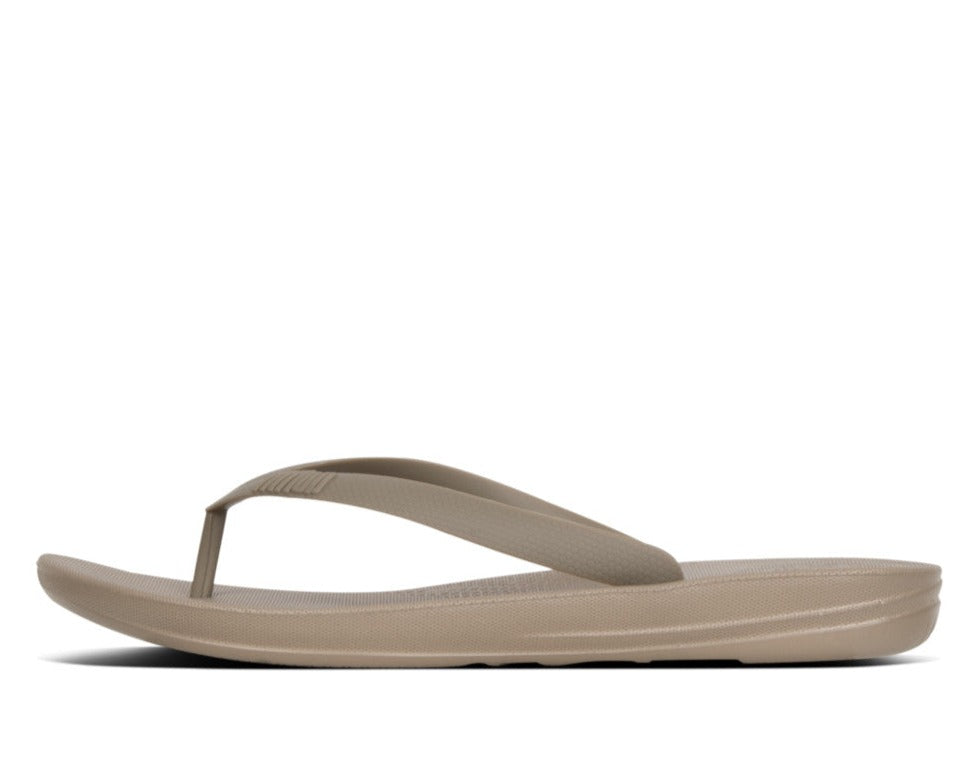 Mens Ergonomic Flip-Flops IQUSHION iQushion Timberwolf 7