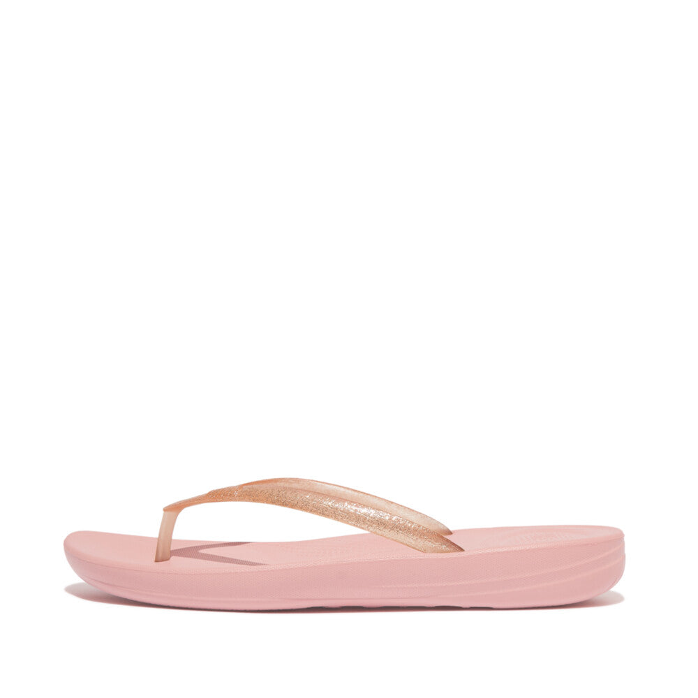 FitFlop FitFlop iQushion Glitter Slippers Dusky Pink/Copper 4 