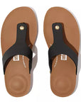 FitFlop FitFlop IQushion Leather Toe-Post Sandals Sandal   