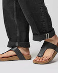 FitFlop FitFlop IQushion  Mens Leather Toe-Post Sandals Slippers   