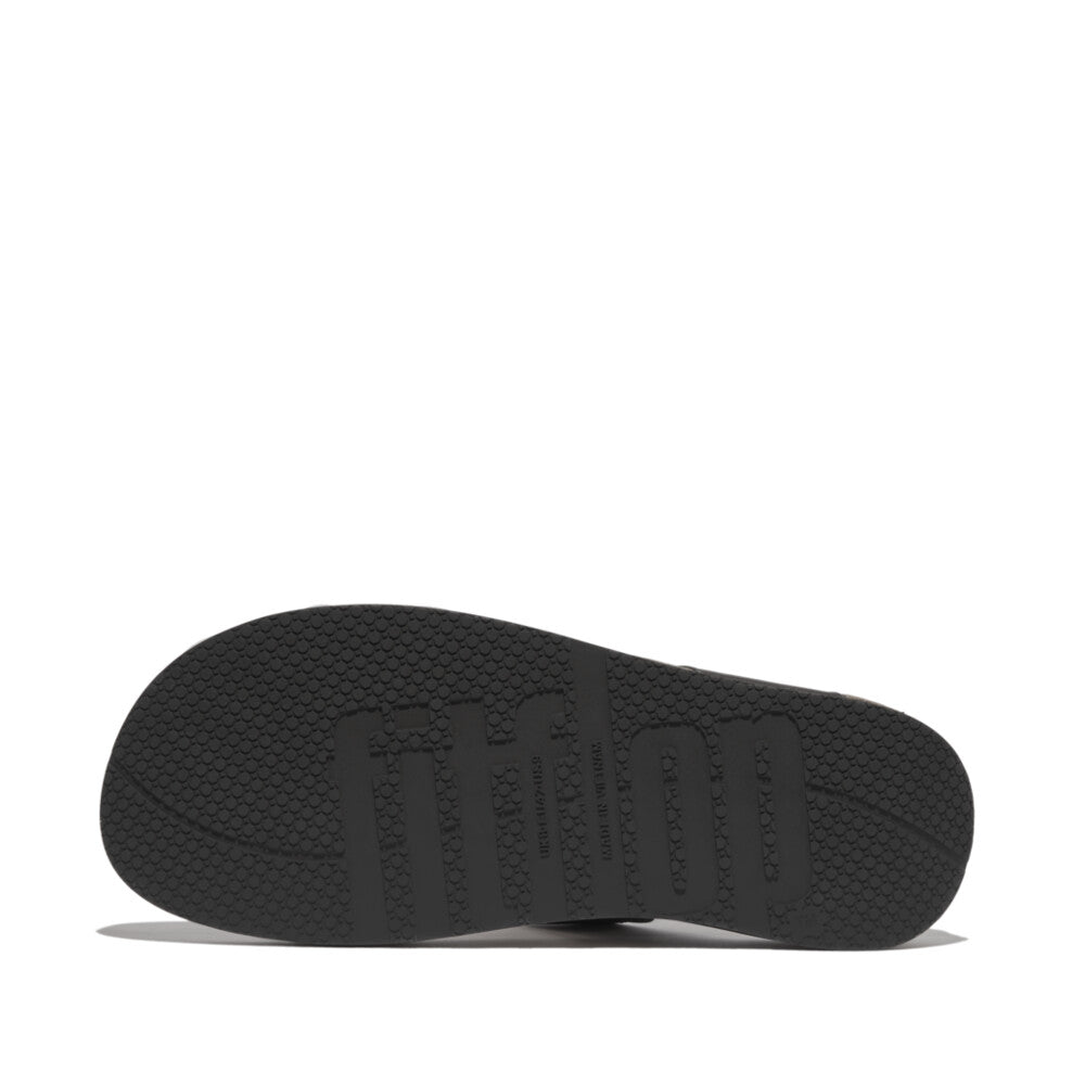 Mens Leather Toe-Post Sandals IQUSHION iQushion