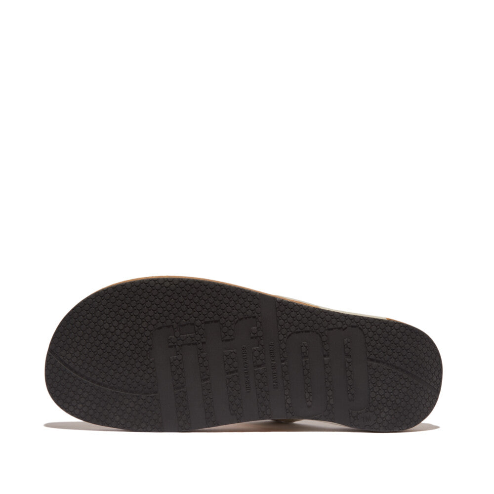 Mens Leather Toe-Post Sandals IQUSHION iQushion