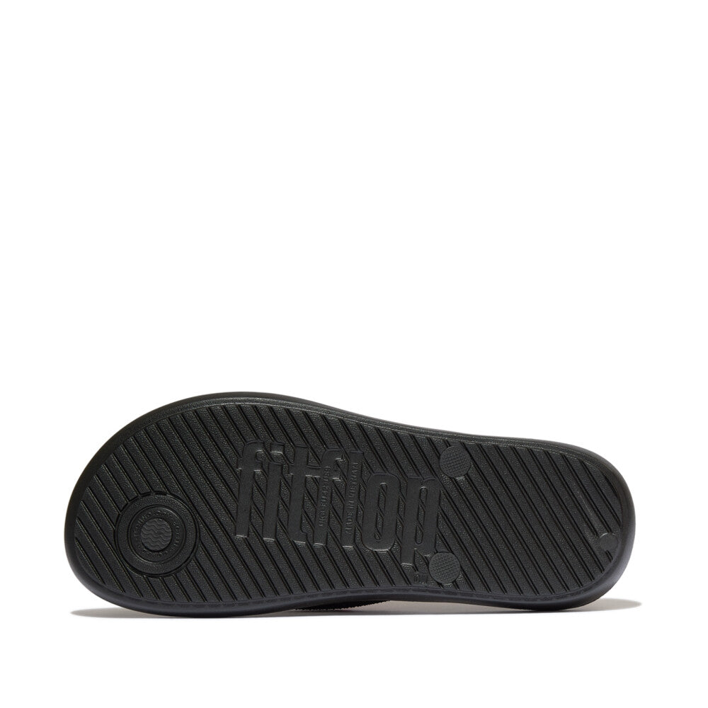 FitFlop FitFlop IQUSHION Mens Textured-Strap Flip-Flops iQushion