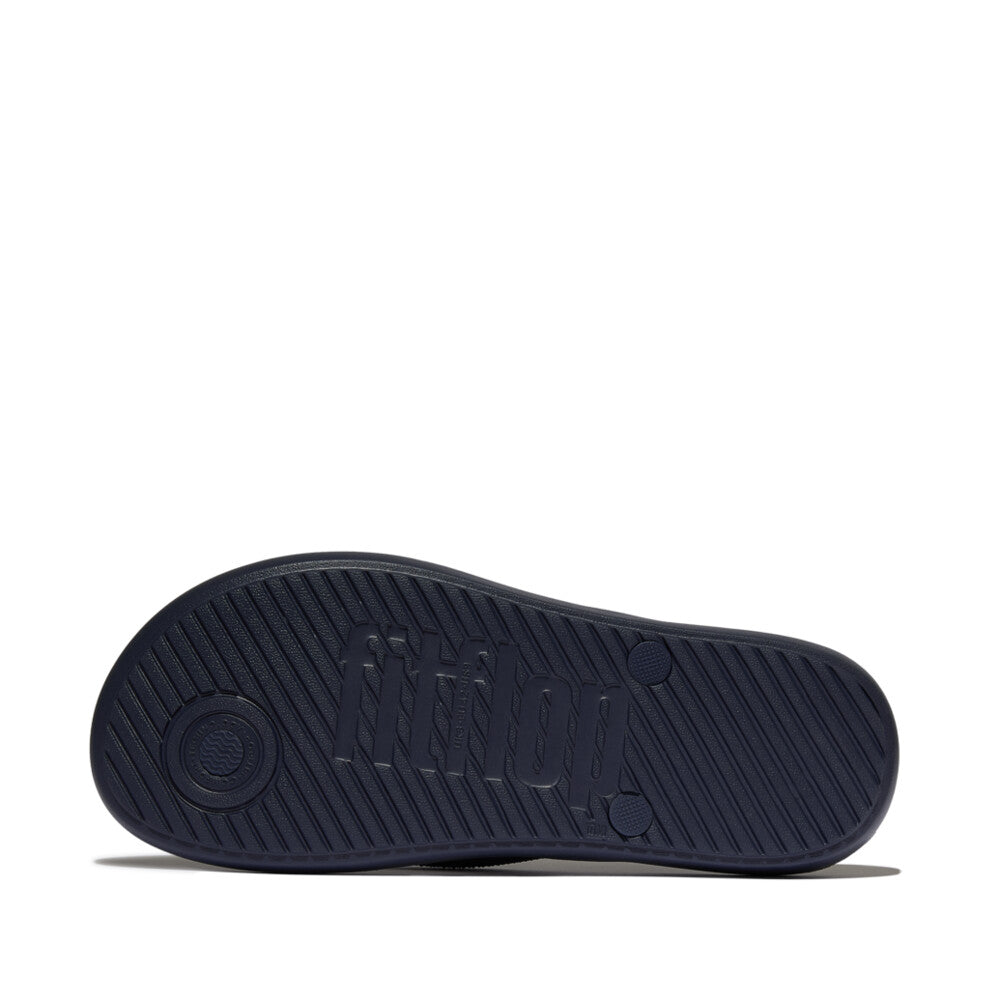 FitFlop FitFlop IQUSHION Mens Textured-Strap Flip-Flops iQushion