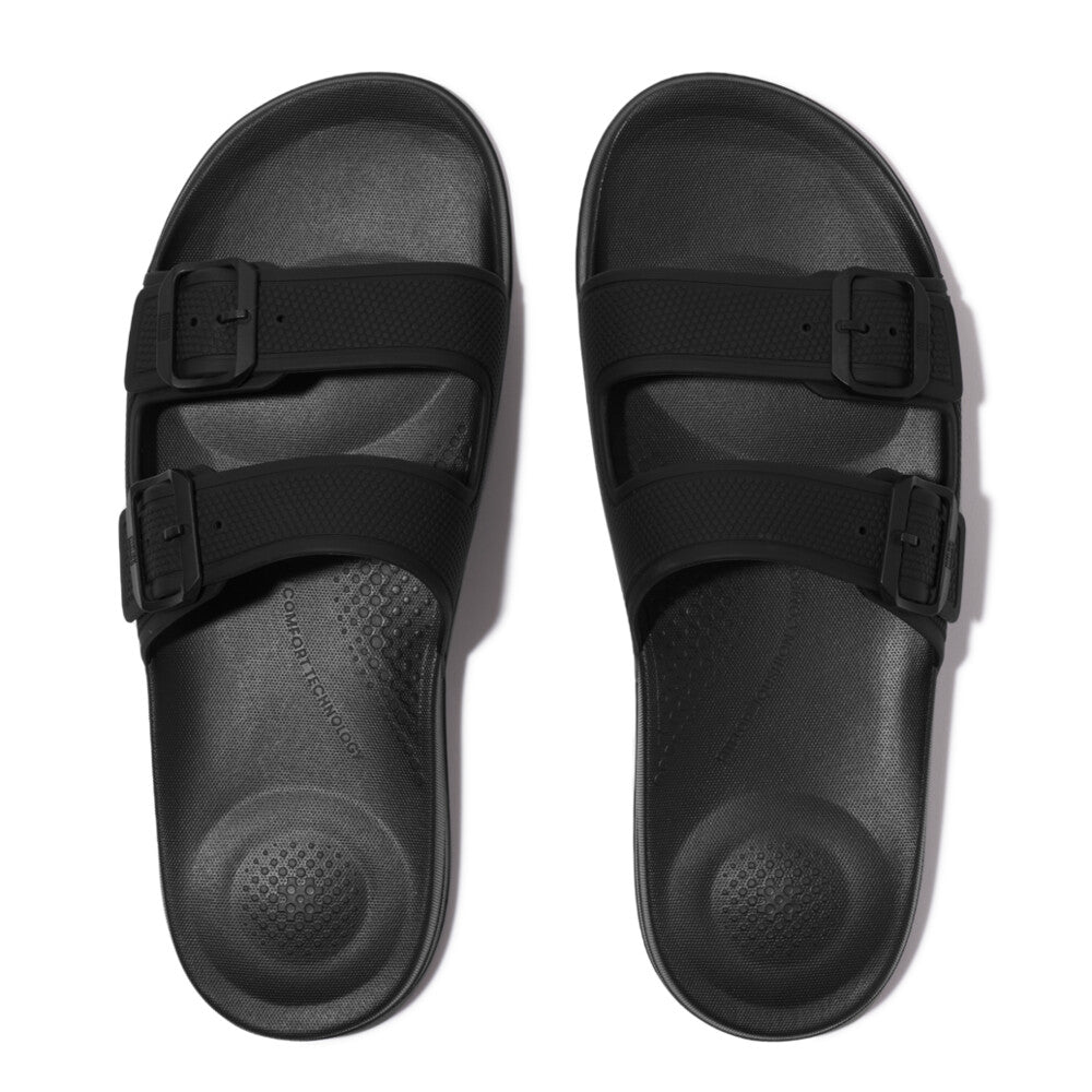 Mens Two-Bar Buckle Slides IQUSHION iQushion