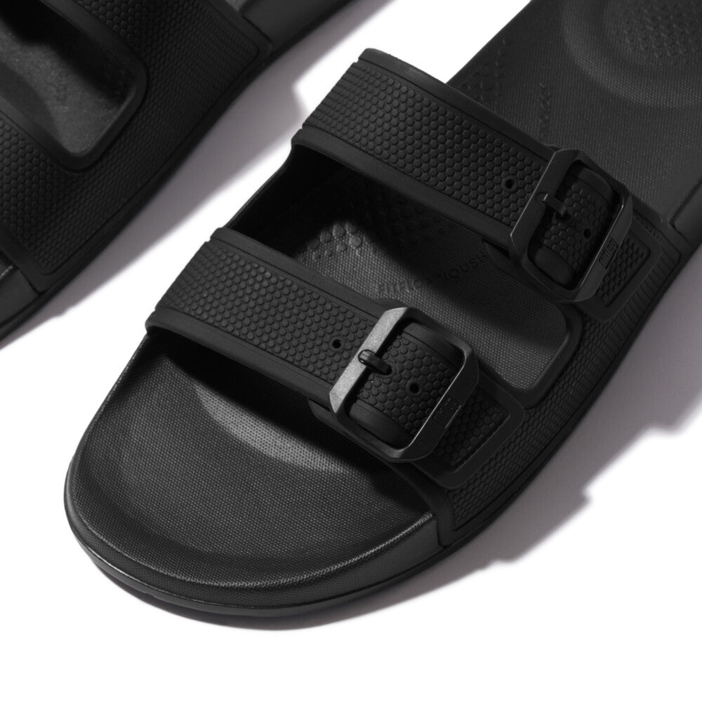 Mens Two-Bar Buckle Slides IQUSHION iQushion