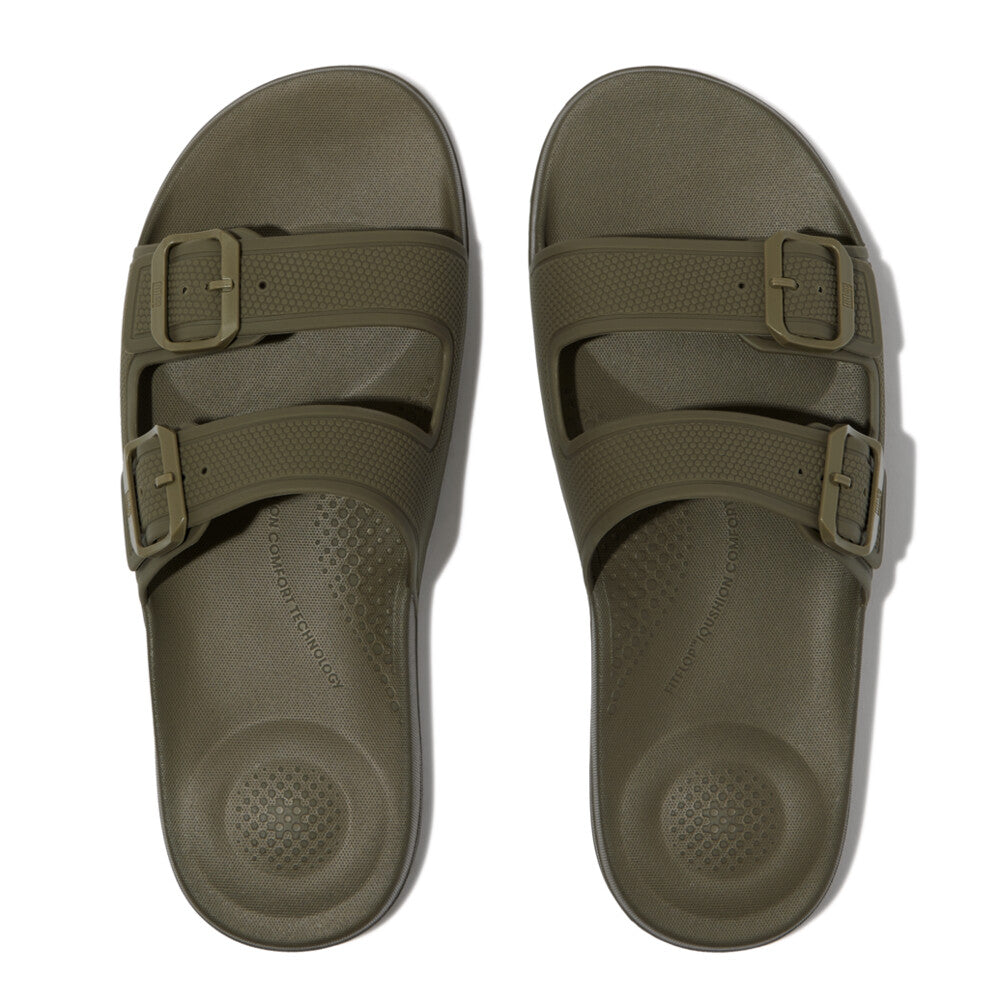 Mens Two-Bar Buckle Slides IQUSHION iQushion