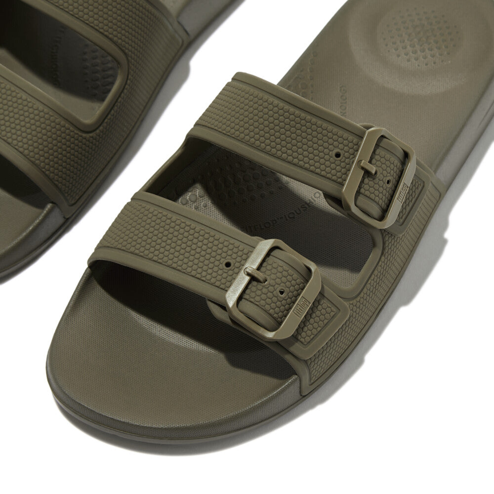 Mens Two-Bar Buckle Slides IQUSHION iQushion