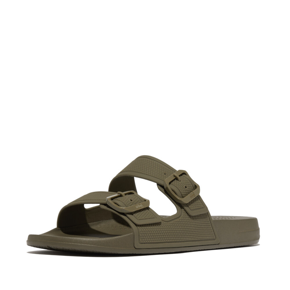 Mens Two-Bar Buckle Slides IQUSHION iQushion