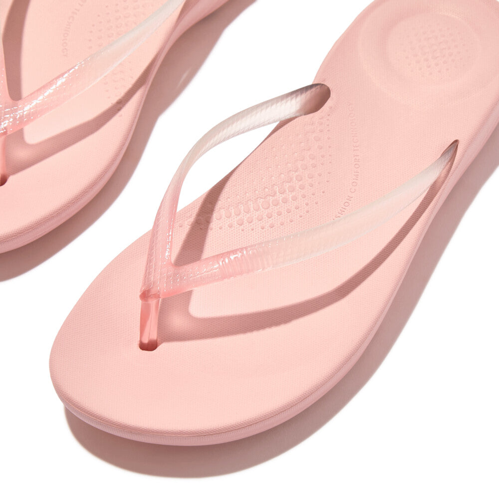 Ombré Transparent Ergonomic Flip-Flops IQUSHION iQushion