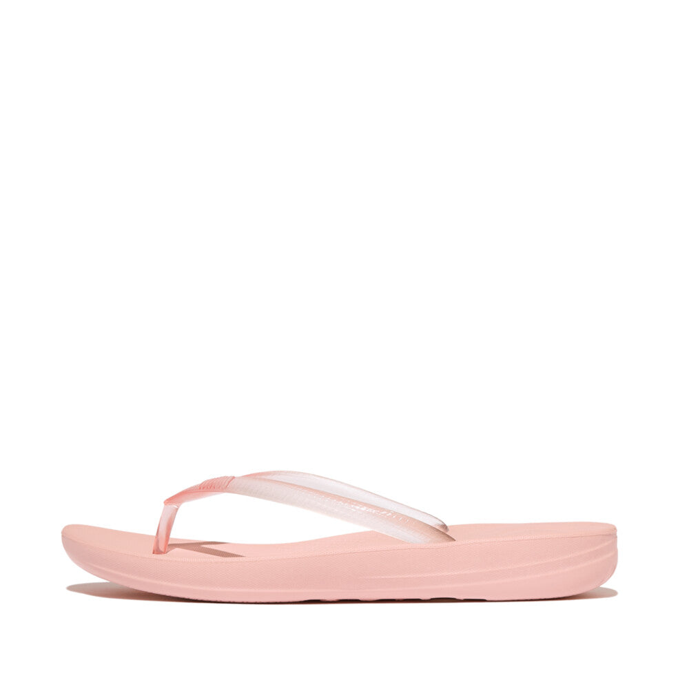 Ombré Transparent Ergonomic Flip-Flops IQUSHION iQushion Soft Blush 4