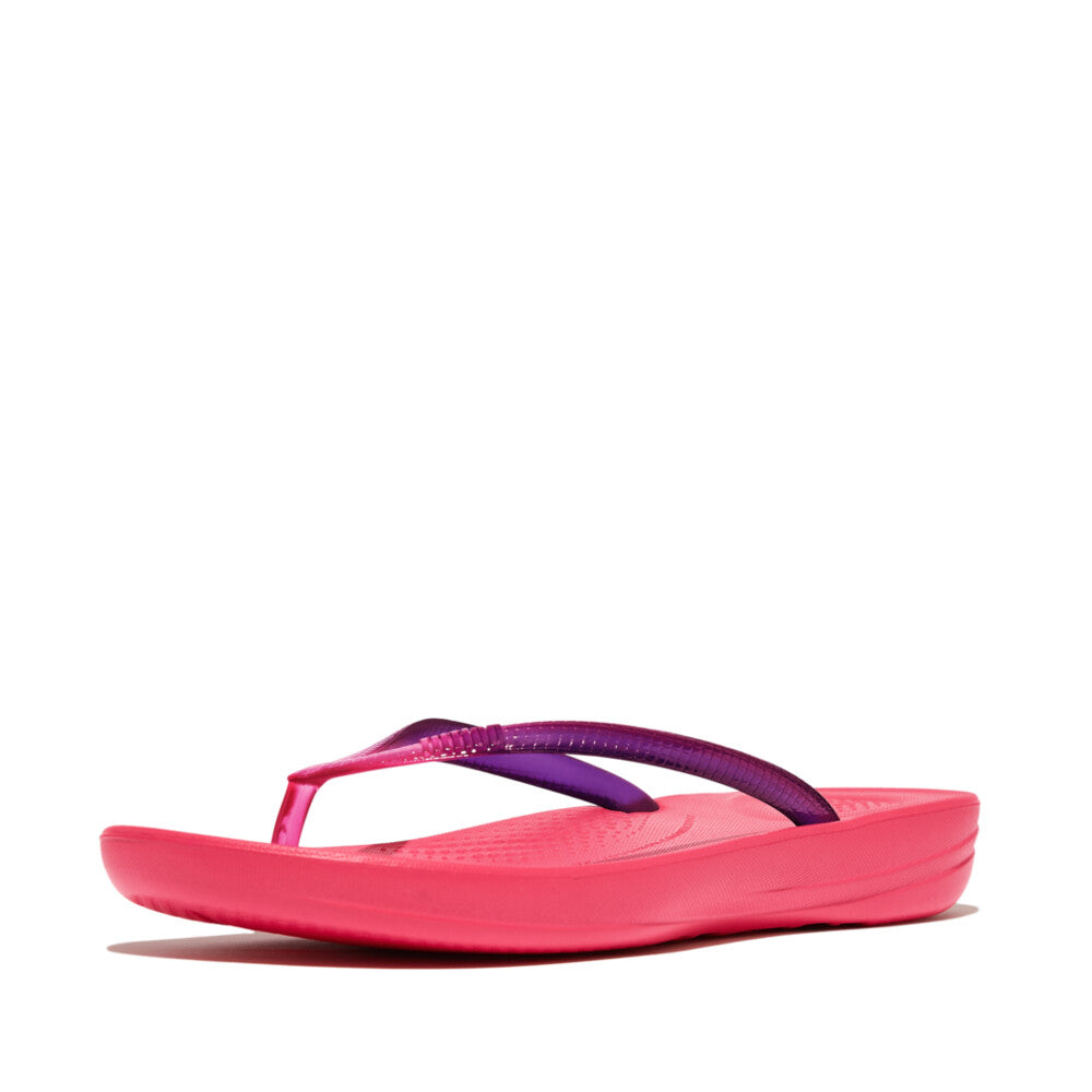 Ombré Transparent Ergonomic Flip-Flops IQUSHION iQushion