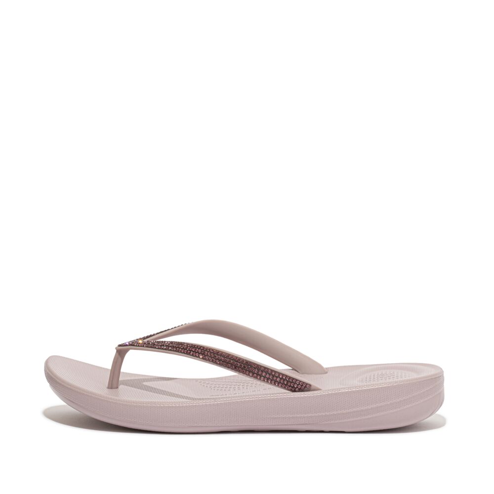 FitFlop FitFlop IQUSHION Sparkle Flip-Flops iQushion Soft Lilac UK 3