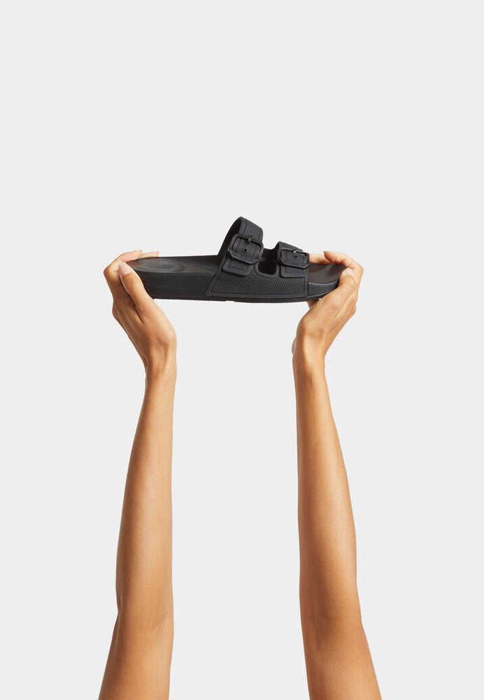 FitFlop FitFlop IQUSHION Two-Bar Buckle Slides    