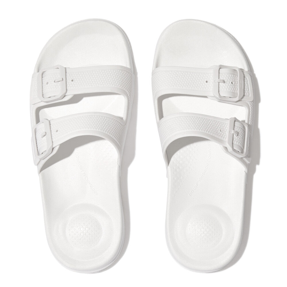 FitFlop IQUSHION Two Bar Buckle Slides