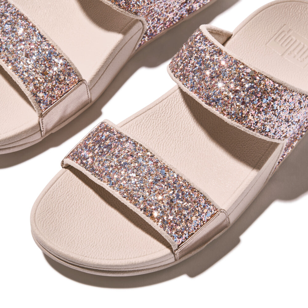 Trenton Lulu Multi Tonal Glitter Slides Sandals Sandal   