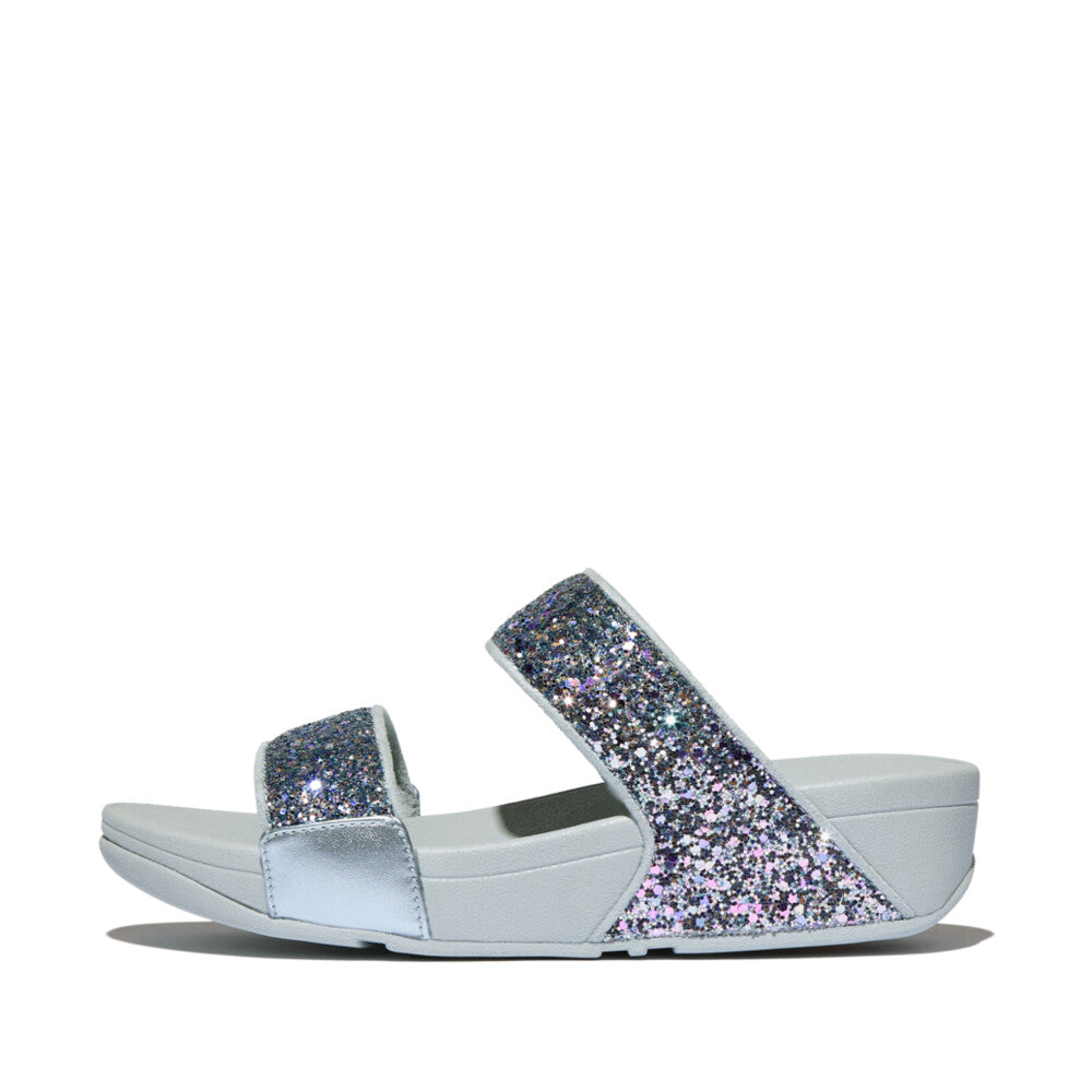 Trenton Lulu Multi Tonal Glitter Slides Sandals Sandal blue 5 