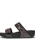 Trenton Lulu Multi Tonal Glitter Slides Sandals Sandal Black 5 