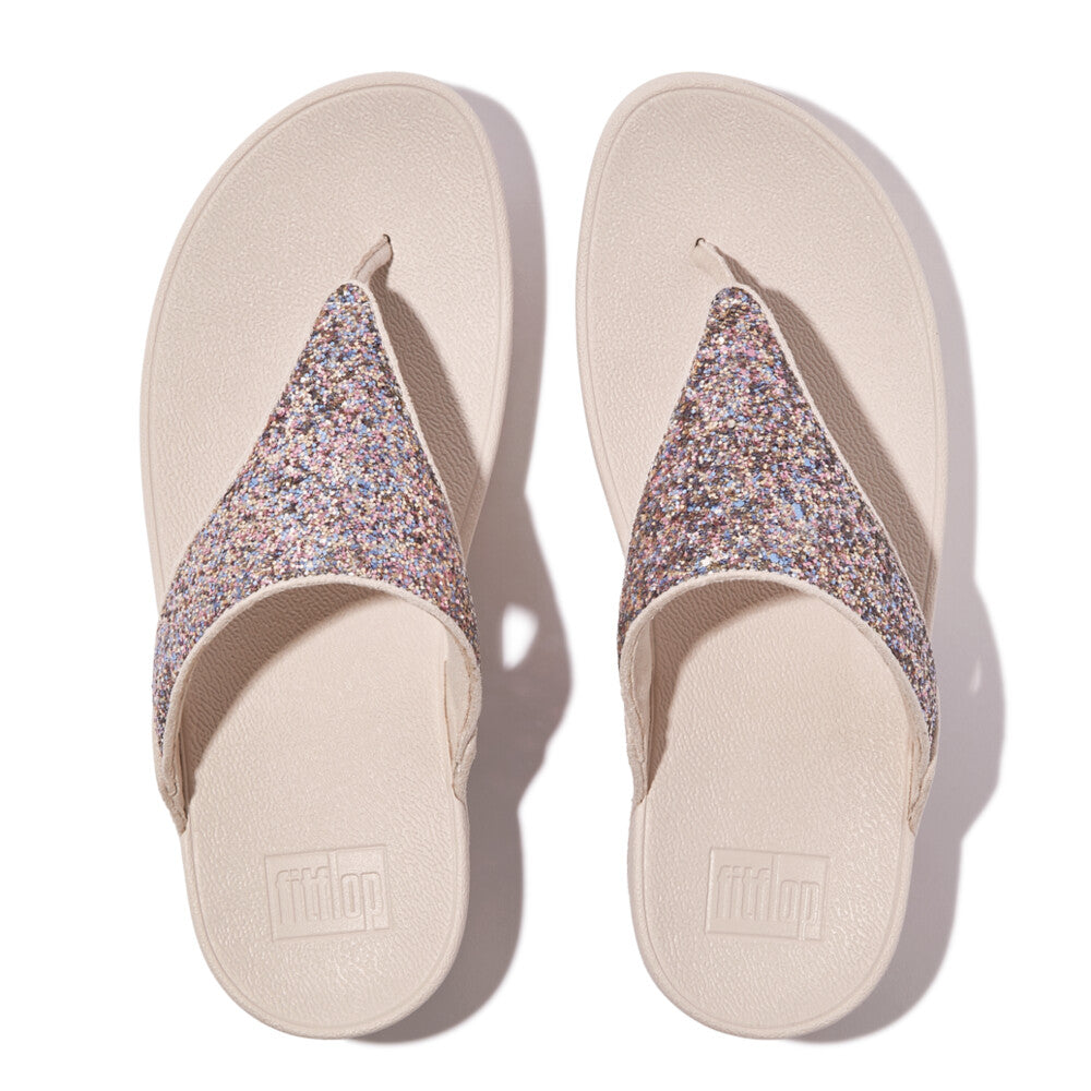 Trenton Lulu Multi Tonal Glitter Toe Post Sandals Sandal   