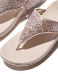 Trenton Lulu Multi Tonal Glitter Toe Post Sandals Sandal   