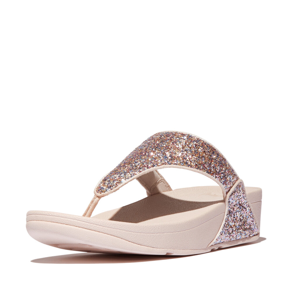 Trenton Lulu Multi Tonal Glitter Toe Post Sandals Sandal   