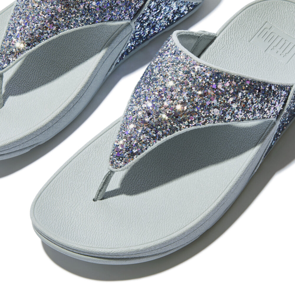 Trenton Lulu Multi Tonal Glitter Toe Post Sandals Sandal   