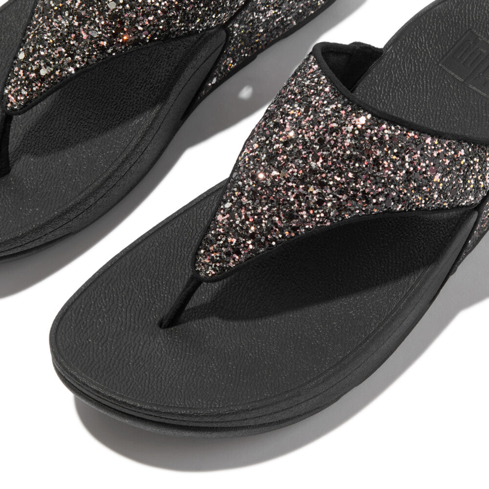 Trenton Lulu Multi Tonal Glitter Toe Post Sandals Sandal   