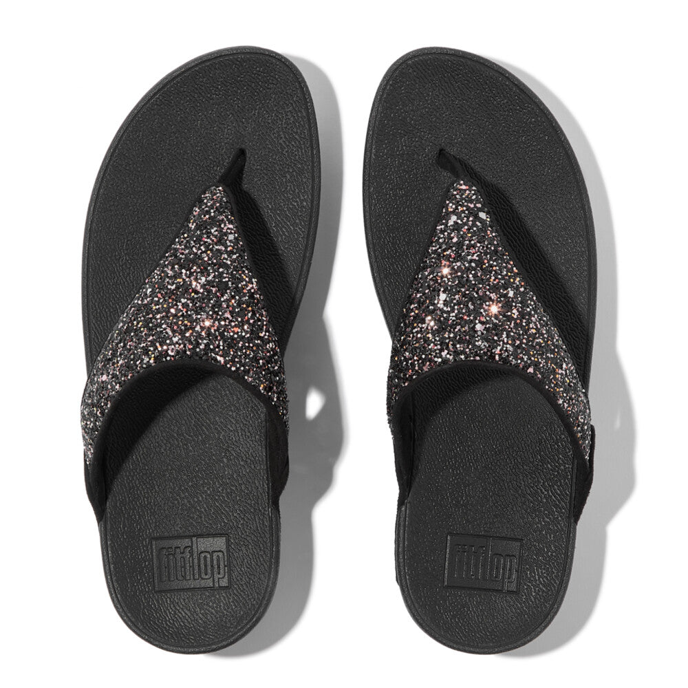 Trenton Lulu Multi Tonal Glitter Toe Post Sandals Sandal   