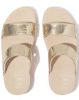 Trenton Lulu Two Bar Slide Sequinned Glitz Sandal   