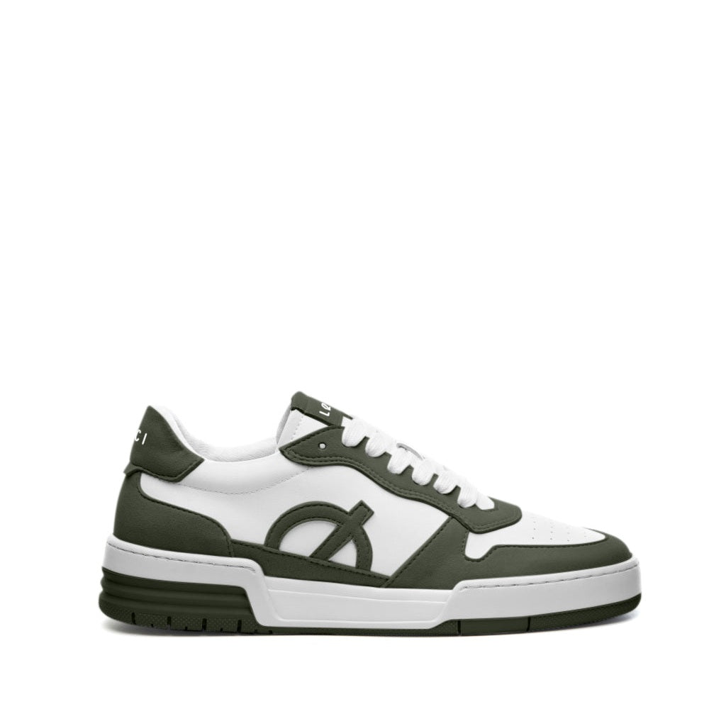 Loci Atom Sneaker White/Green/Cream 4