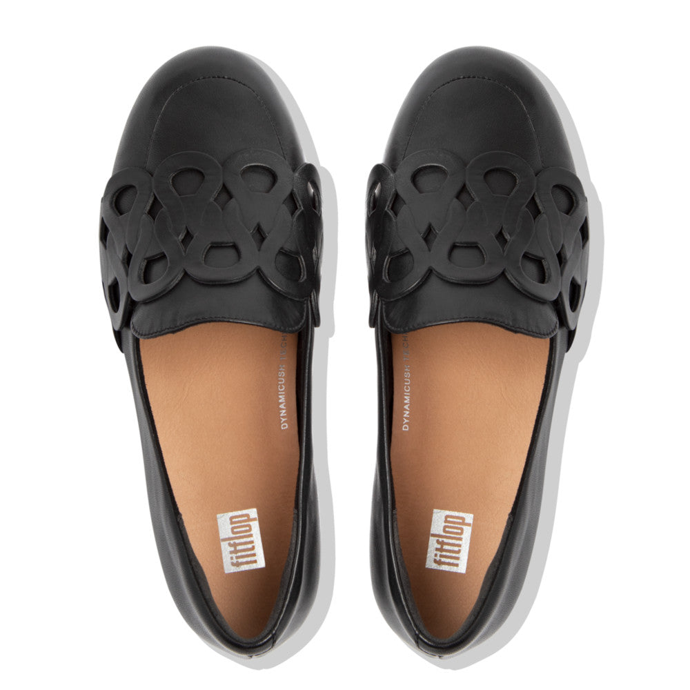 Leather Loafer Entwined Loops LENA Dynamicush