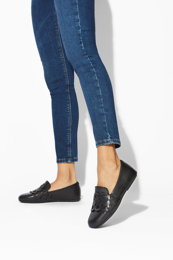 Leather Loafer Entwined Loops LENA Dynamicush