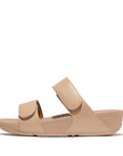 FitFlop FitFlop LULU Adjustable Leather Slides  Classic Beige 4 