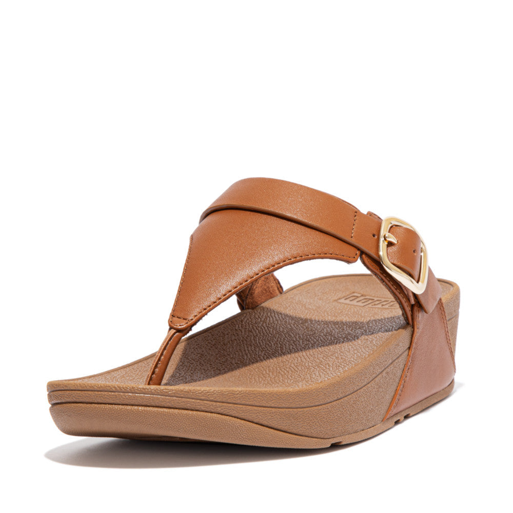 FitFlop FitFlop LULU Adjustable Leather Toe-Posts    