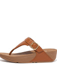 FitFlop FitFlop LULU Adjustable Leather Toe-Posts  Tan 4 