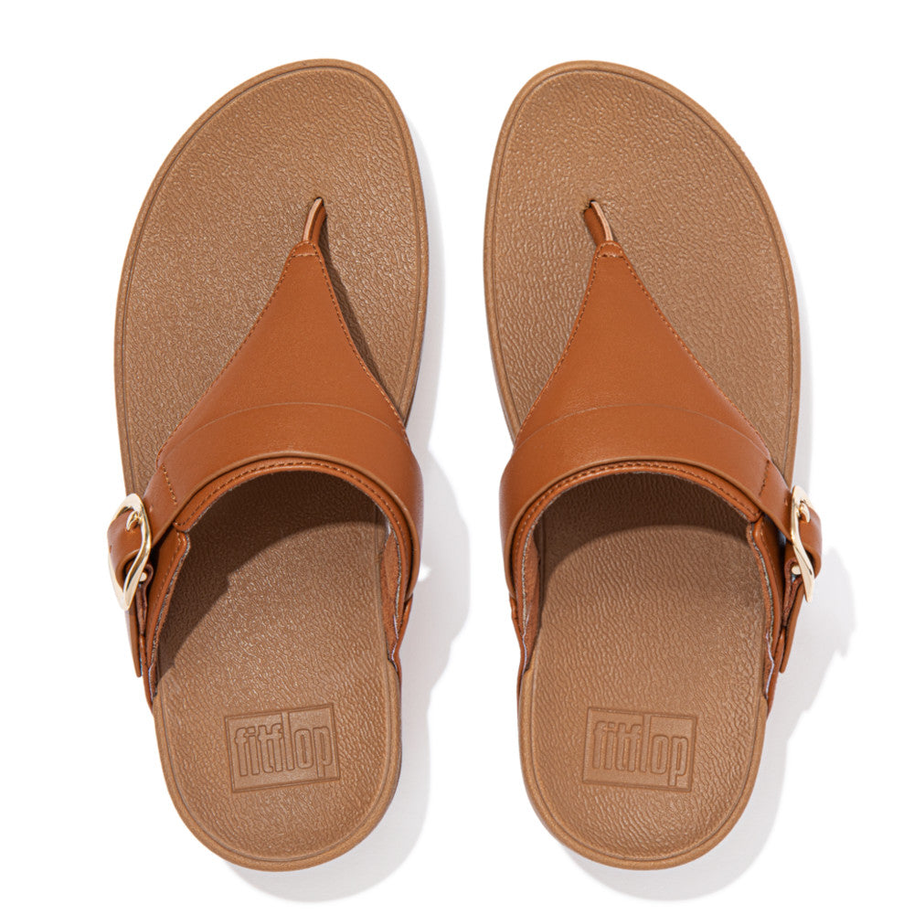 FitFlop FitFlop LULU Adjustable Leather Toe-Posts    