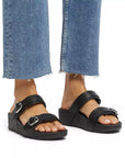 FitFlop FitFlop LULU Adjustable Leather Slides    