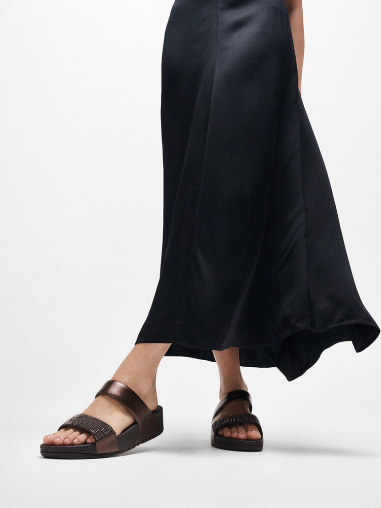 FitFlop FitFlop LULU Crystal Slide Sandals