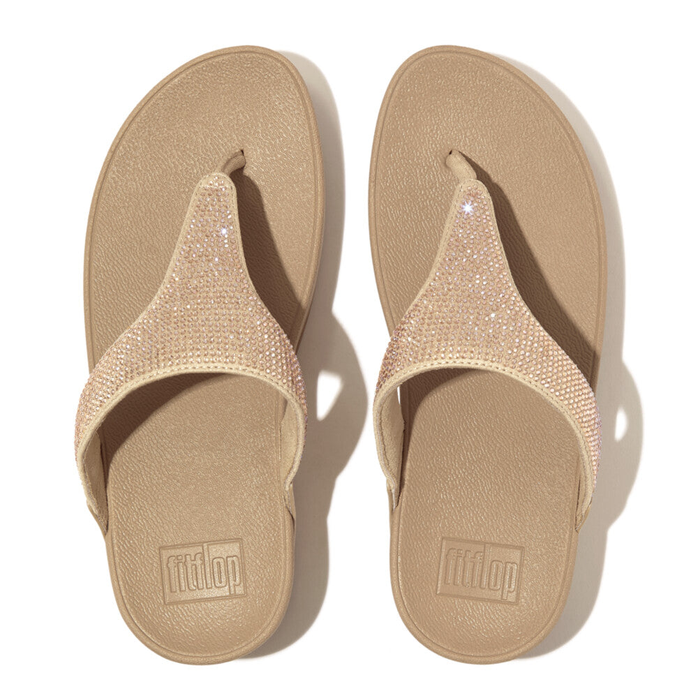 Crystal Toe-Post Sandals LULU Microwobbleboard